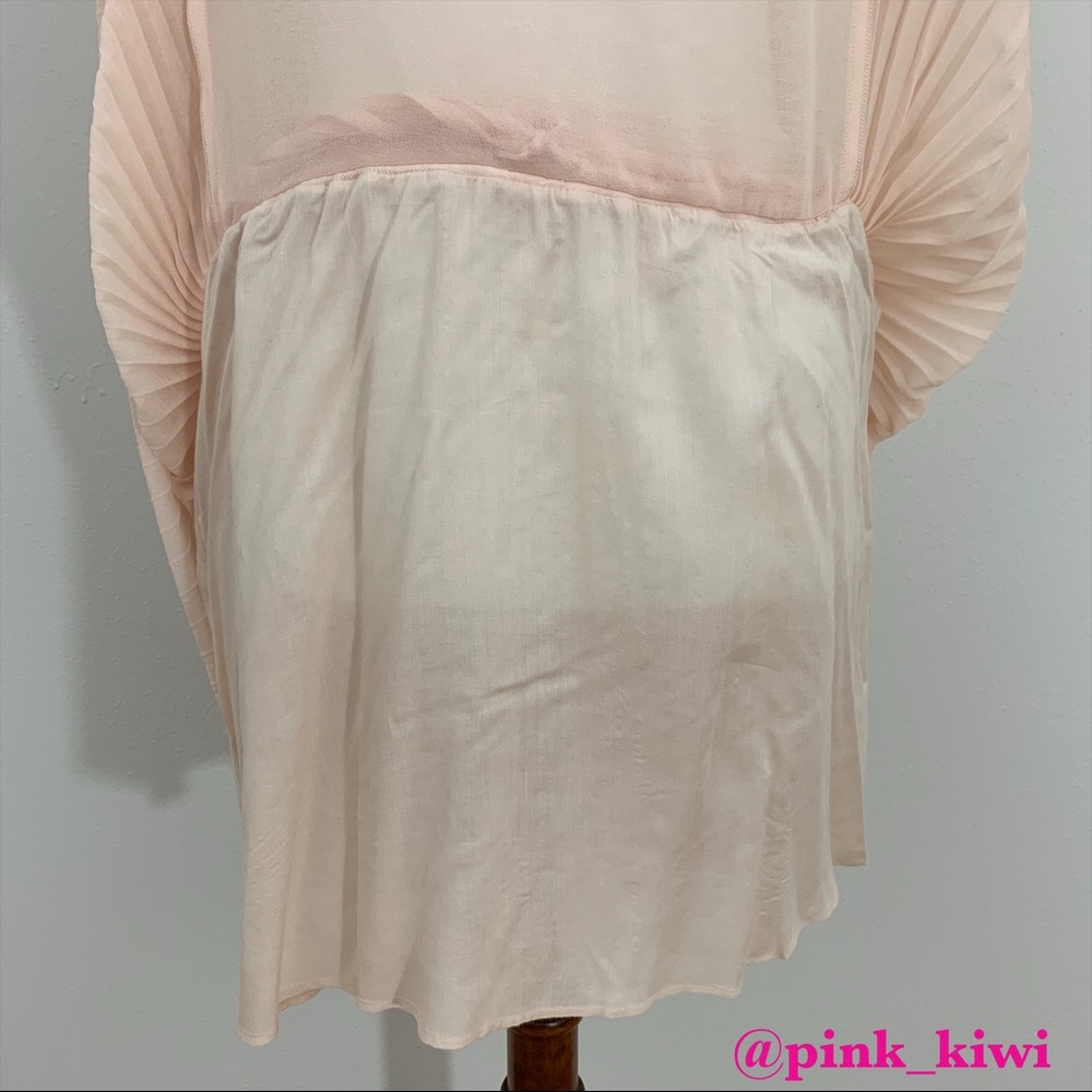 See by Chloé Pleated Georgette Chiffon Maxi Skirt FR42 - Picture 9 of 9
